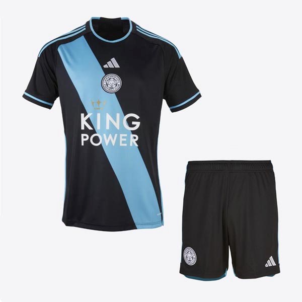 Camiseta Leicester City Replica Segunda Ropa Niño 2023/24